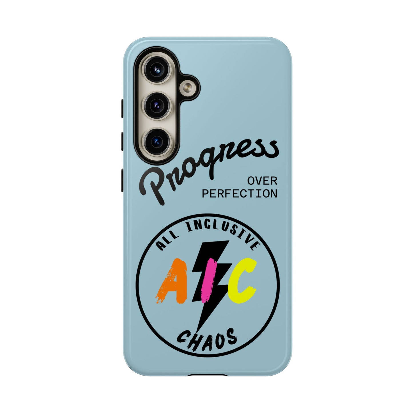 Progress Over Perfection | All-Inclusive Chaos ™ Tough Phone Case