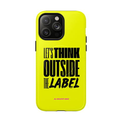 Let's Think Outside the Label | Magnetic Phone Case | Inclusion & Neurodiversity Design