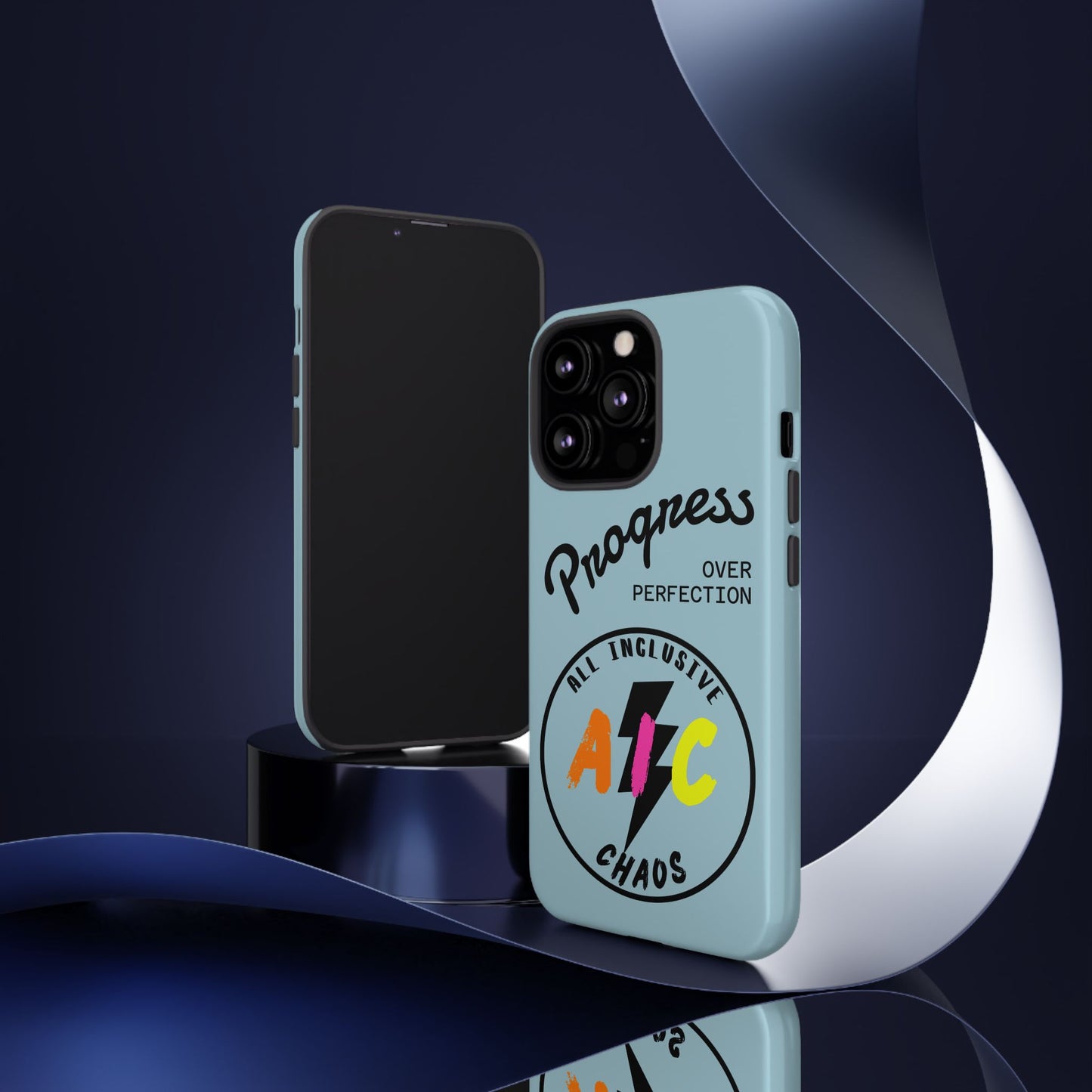 Progress Over Perfection | All-Inclusive Chaos ™ Tough Phone Case